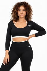 Haut manches longues Stéphanie - Noir